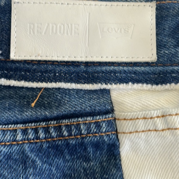 Re/done x Levi’s patchwork jeans! As seen on Gigi and Bella!! Size 25 high rise - Picture 12 of 16